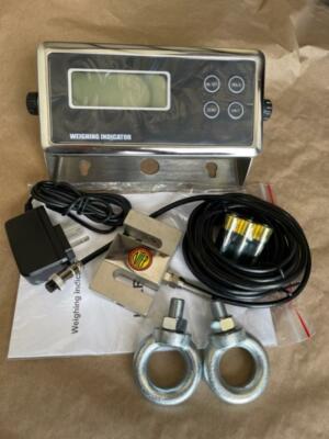 Crane Scale 3000X0.5lb S Type load cell ST-3k /Digital Indicator,ready to use 