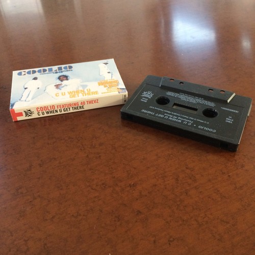 Coolio C U When U Get There Single Pre-Owned Cassette Music Tape Rap - Picture 3 of 3