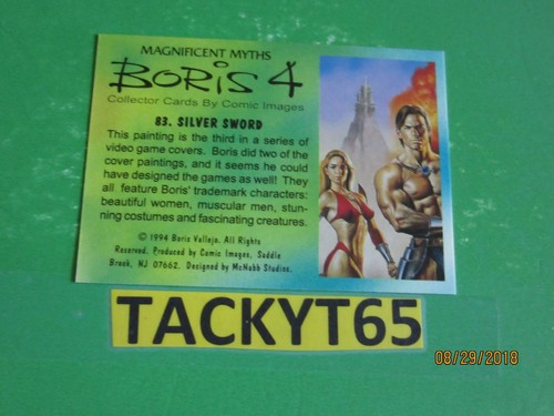 BORIS 4 MAGNIFICENT MYTHS 1994 SINGLE CARD(S) NEW YOU CHOOSE - Picture 156 of 186