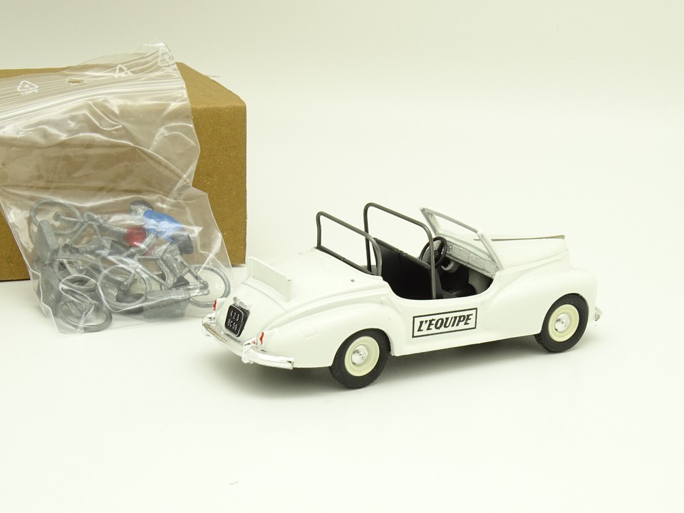 Miniature Peugeot 203 L'Équipe Tour De France 1949 - Échelle 1/43 Norev - Neuf En Boîte D'origine