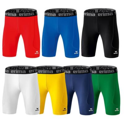 erima ELEMENTAL Tight kurz Funktionshose Thermohose Unterziehhose Radlerhose
