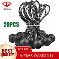Heavy Duty Outdoor Elastic Ball Bungee Bungie Cord Canopy Tarp Tie Downs Straps