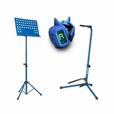 ZOUNDHOUSE Beginner Bundle 46: Orchestra Stand + Guitar Stand + Clip-On Tuner