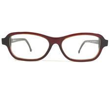 Vintage la Eyeworks Eyeglasses Frames GEMCO 204 Brown Red Rectangular 51-15-140