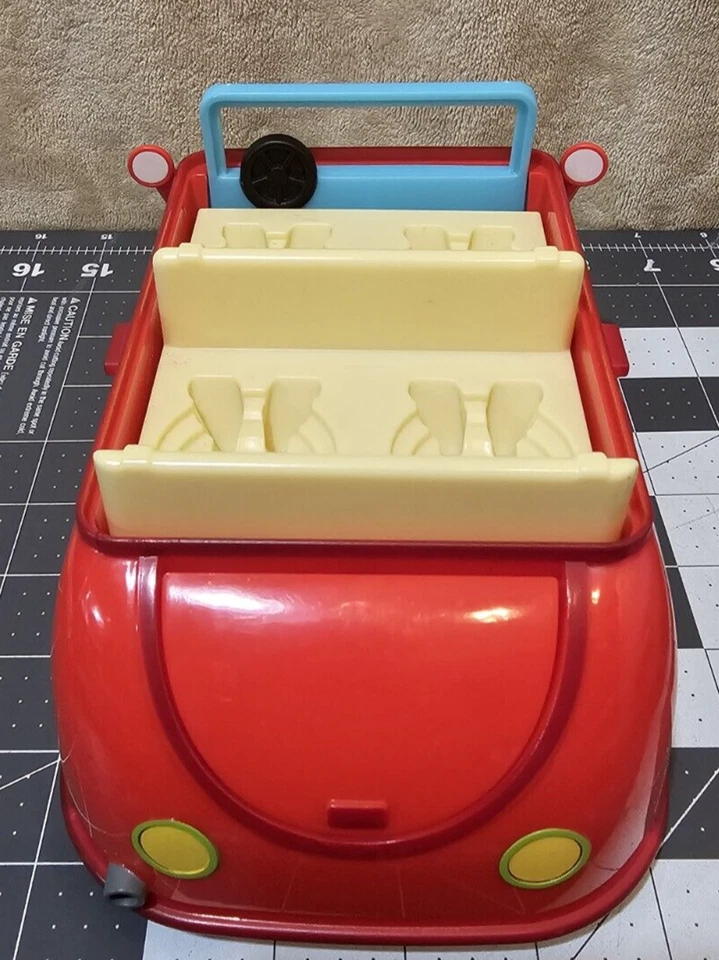 Peppa Pig Jazwares Red Car Toy Vehicle 2003 Talking Sounds Tested Works - Image 4 of 4