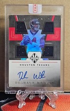 2019 Panini Majestic Deshaun Watson Capstones 33/35 Worn Patch Auto #CP-DW
