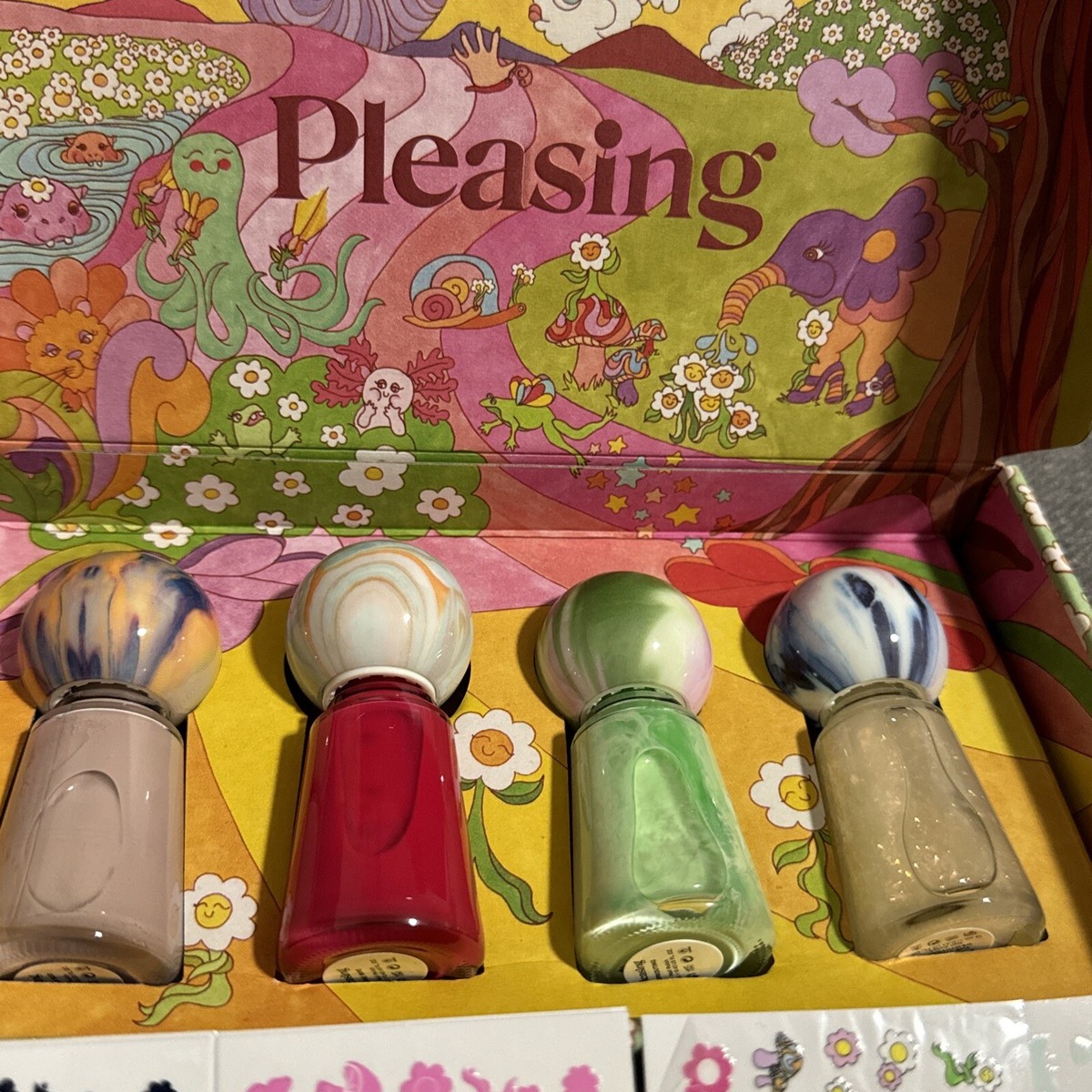 Pleasing Harry Styles The Shroom Bloom Set Vegan Nail Polish LE