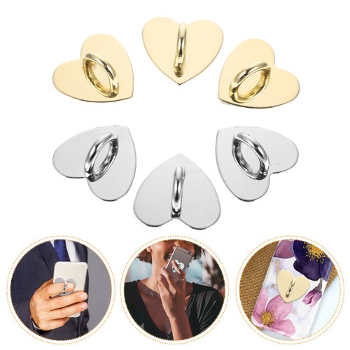 4 Pieces Love Fastener Accessories Metal Mobile Phone Buckle Case - 第 9/12 張圖片