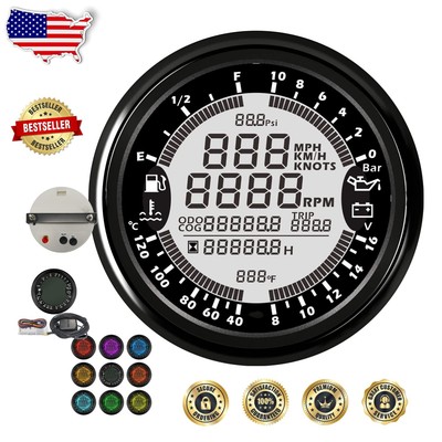 Innovative Waterproof GPS Speedometer & Comprehensive Vehicle Gauge System