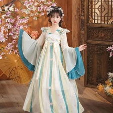 Ancient Costumes Hanfu Kids Girls Princess Chinese Traditional Dress Dance Wear