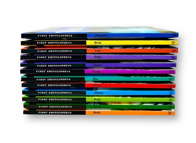 First Encyclopedia Book Lot Of 12