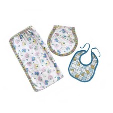 Handgefertigte Babydecke, Spucktuch, Lätzchen, Flanell, 0-3 Monate, Neugeborene, Bären, Neu