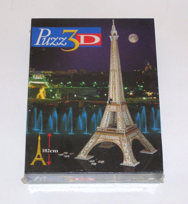 Puzz 3D Puzz3D Eiffelturm Paris - 703 Teile - Super Challenging Puzzle - NEU&OVP
