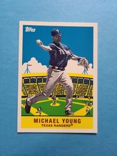 MICHAEL YOUNG 2007 TOPPS FLASHBACK FRIDAYS BASEBALL CARD # FF17 G3989