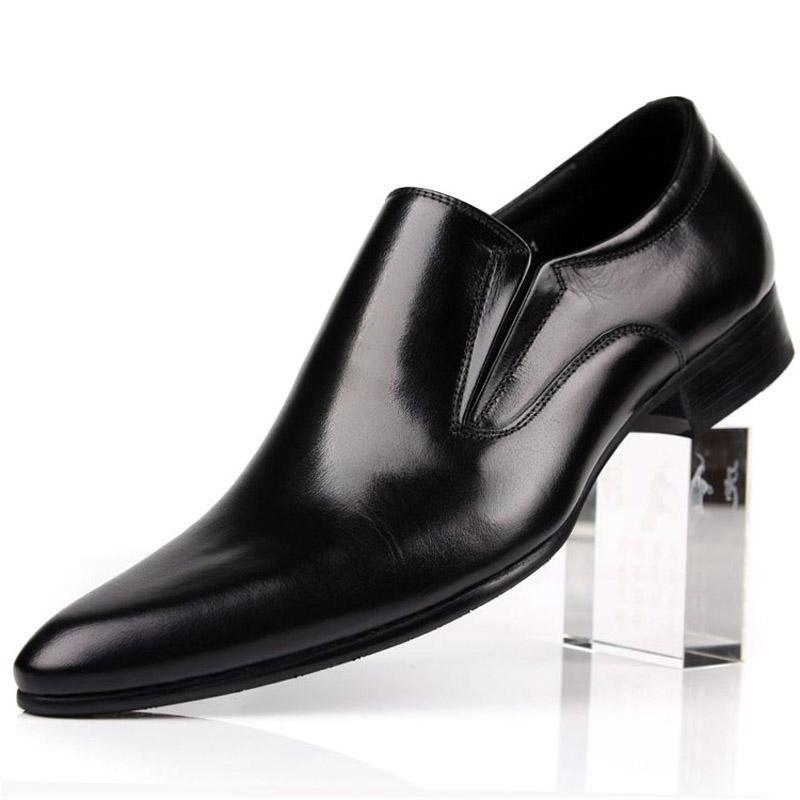 SAOLA Scarpe da sposa Oxford da uomo inglesi a punta eleganti business in pelle slip on