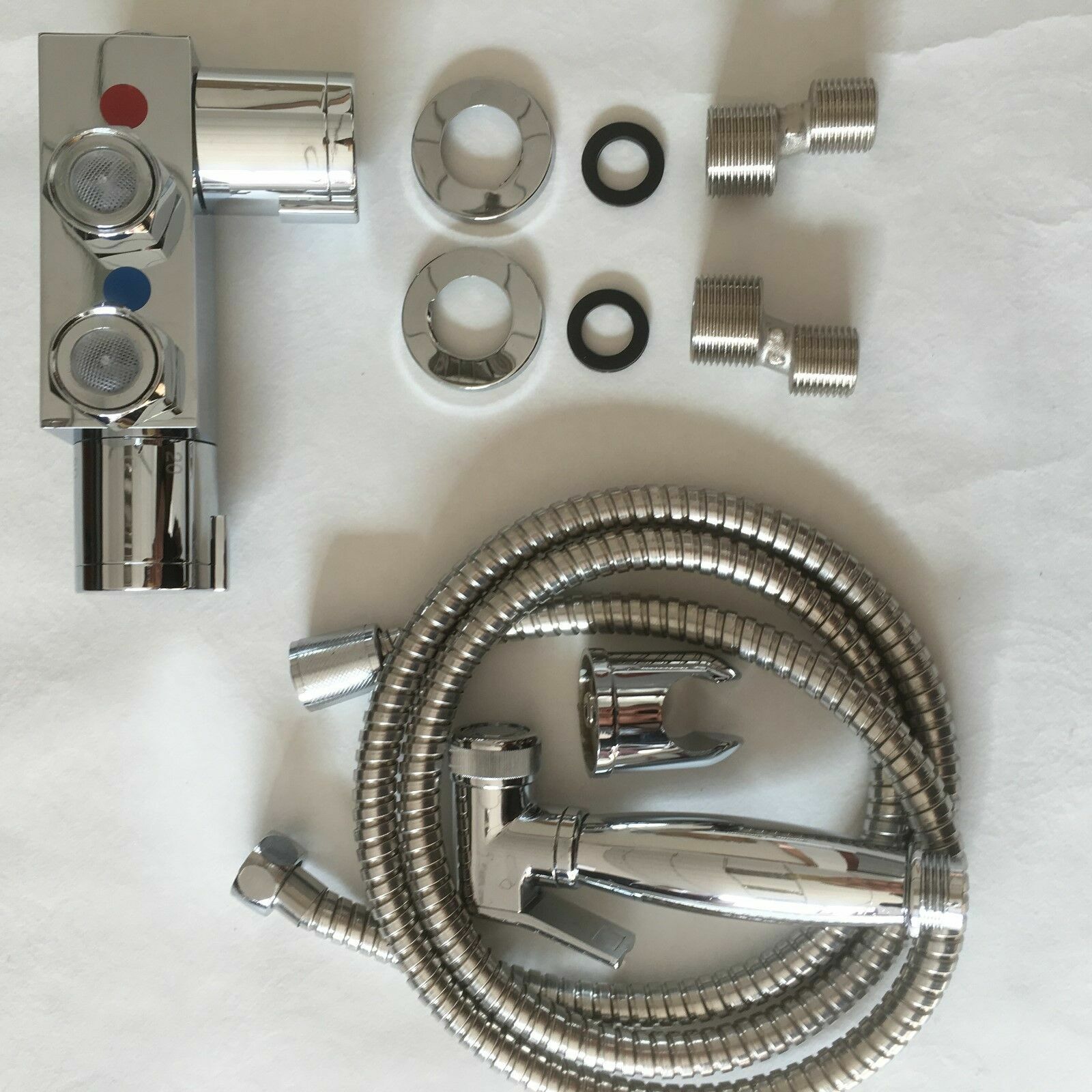 Thermostatic Mixer Bidets Toilet Valve Hand Held Douche Kit Muslim
