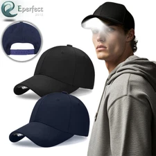 Unisex Adjustable Baseball Cap with LED Lights Outdoor Camping Fishing Hand Free