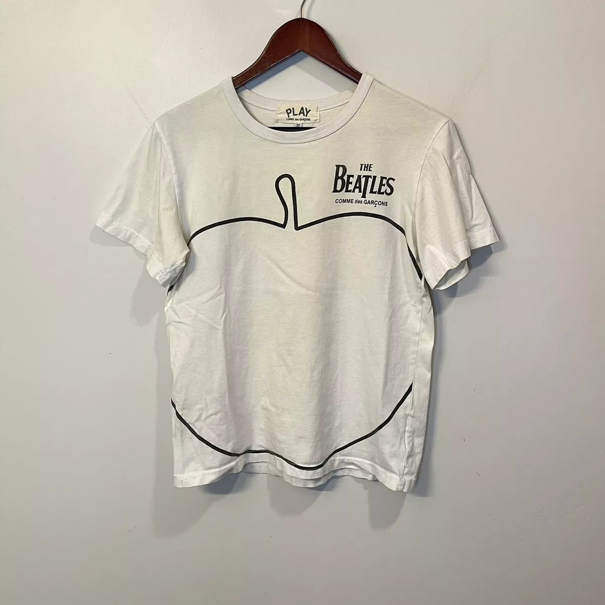 BLUSA COMME DES GARÇONS GRAPHIC PRINT T-SHIRT M BRANCO ORIGINAL