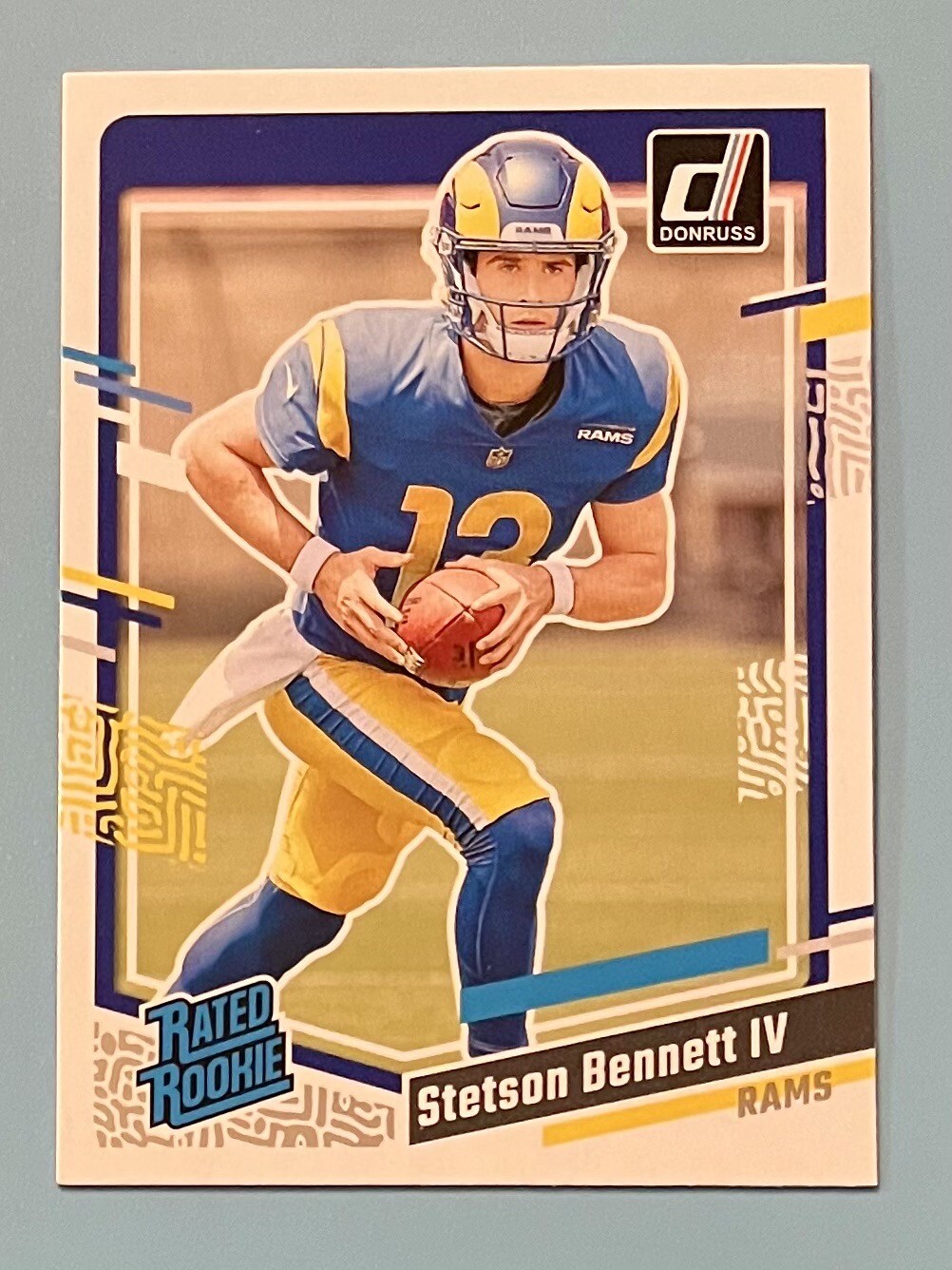 2023 Donruss Stetson Bennett IV #358 Rated Rookie RC Los Angeles Rams