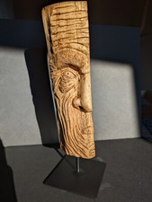 Old Man Carved Sculpture