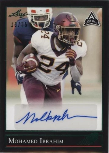 2021 Leaf Memories Mohamed Ibrahim #BG-MI1
