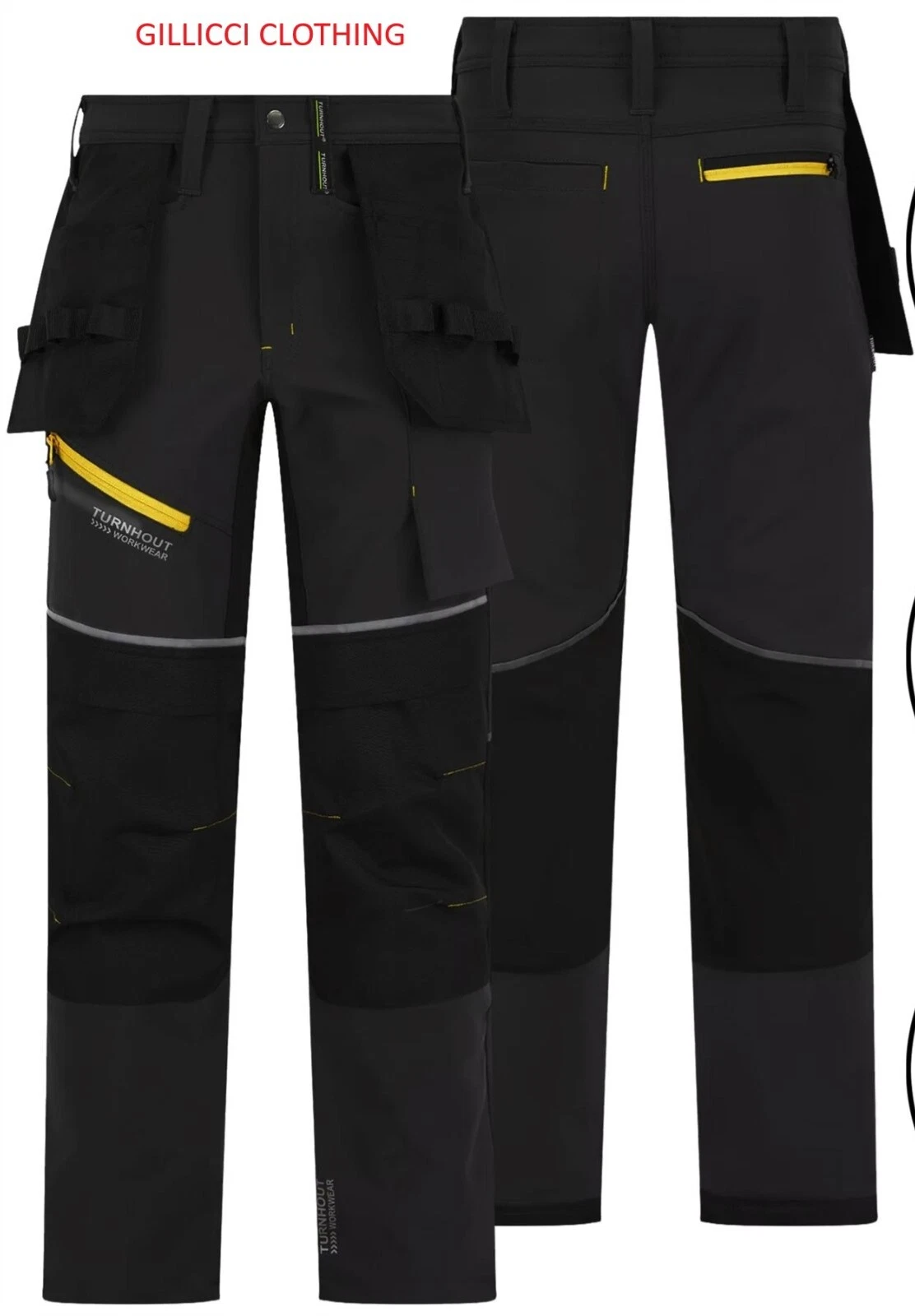 Mens Softshell Fleece Lined Holster Knee Pad Pocket WorkwearWaterproof Trousers
Opens in a new windo