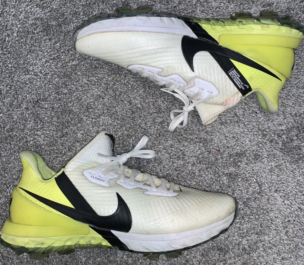 Air Zoom Infinity Tour NRG Wide White Black Volt Size 11 CZ8301-104 Sample  GOLF