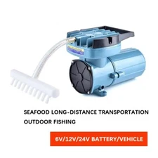 DC Air Pump 12V Oxygen Booster Fish Tank Fish Pond Oxygenation Pump Car Oxygen