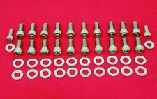 BBC OIL PAN BOLTS KIT STAINLESS STEEL ALLEN SCREW SET CHEVY 396 402 427 454 502