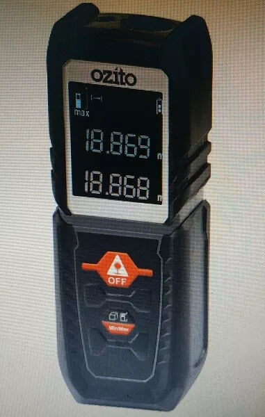 Ozito LASER RANGE FINDER LMR 025 25m Digital Display 2xAAA
