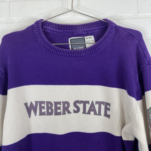 Vintage Weber State University Wildcat Men’s Vintage Pullover Sweatshirt Size XL - Picture 2 of 11