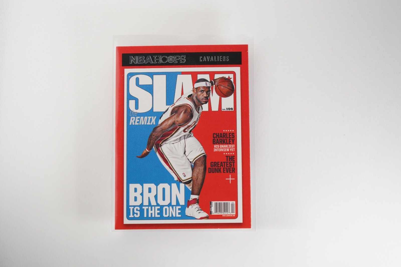 2020-21 NBA Hoops LeBron James SLAM Insert #2 SP - Cleveland Cavaliers