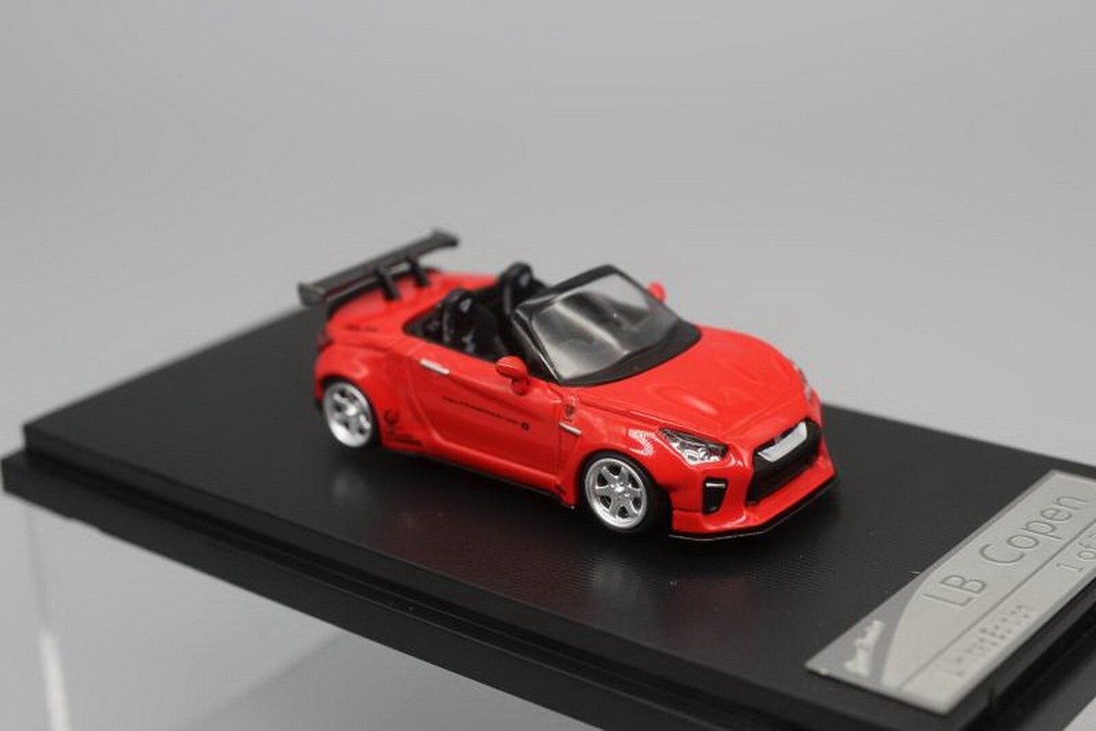 SH 1/64 Scale Daihatsu Copen LA400 Red Diecast Car Model Toy