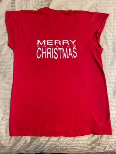 Merry Effing Christmas Skate  T Shirt