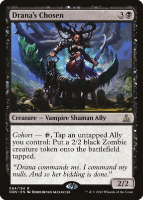 Drana's Chosen 84 Rare Oath of the Gatewatch OGW MTG