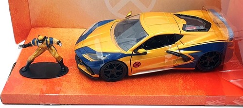 Jada 1/24 Scale Diecast 80319 - X-Men Wolverine And 2020 Corvette Stingray - Picture 3 of 5