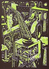 Art Brut Marcus NYBLOM Dead Port Siebdruck 2013 Signiert