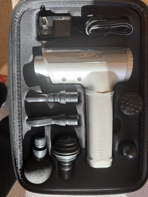 TaoTronics Massage Gun TT-PCA004 Deep Tissue Percussion Massager w Case Attachme