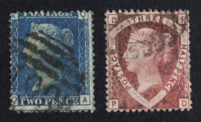 CKStamps: Great Britain Stamps Collection Scott#30 32 Victoria Used 