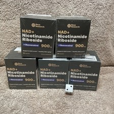 For NAD Nicotinamide 900mg 400 Capsules Anti-Aging Exp: 11/30/26 Lot Of 5