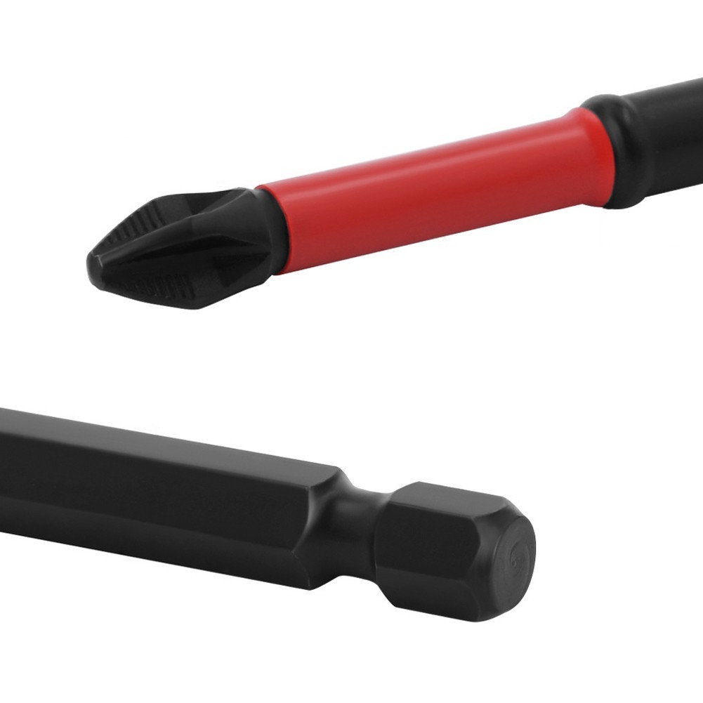 5pcs 25-90mm Magnetic Non-Slip Batch Head PH2 Cross Screwdriver Set Hex Shank