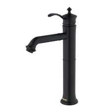 Karran USA KBF472 Vineyard 1.2 GPM Vessel 1 Hole Bathroom Faucet - Black