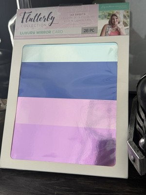 Sara Davies Signature Luxury Cardstock A4 28/Pkg-Mirror, 4 Colors