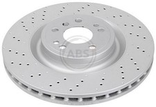 2x A.B.S. Coated Bremsscheiben Vorne passend für MERCEDES-BENZ GLE (W166)