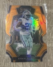 2022 Panini Select Football EZEKIEL ELLIOTT Premier Level Orange Die-Cut  /199