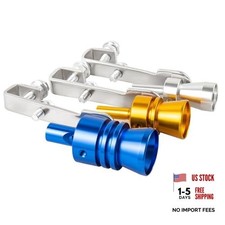 Ponpon 3pcs Car Turbo Sound Universal Aluminum Turbo Whistle Muffler Pipe