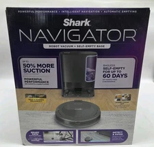 Navigator Robot Vacuum & Self-Empty Base Bagless 60-Day Capacity Self-Empty