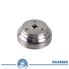 Fit Sb Chevy 283 305 327 350 383 Double Groove Aluminum Crankshaft Pulley Lwp