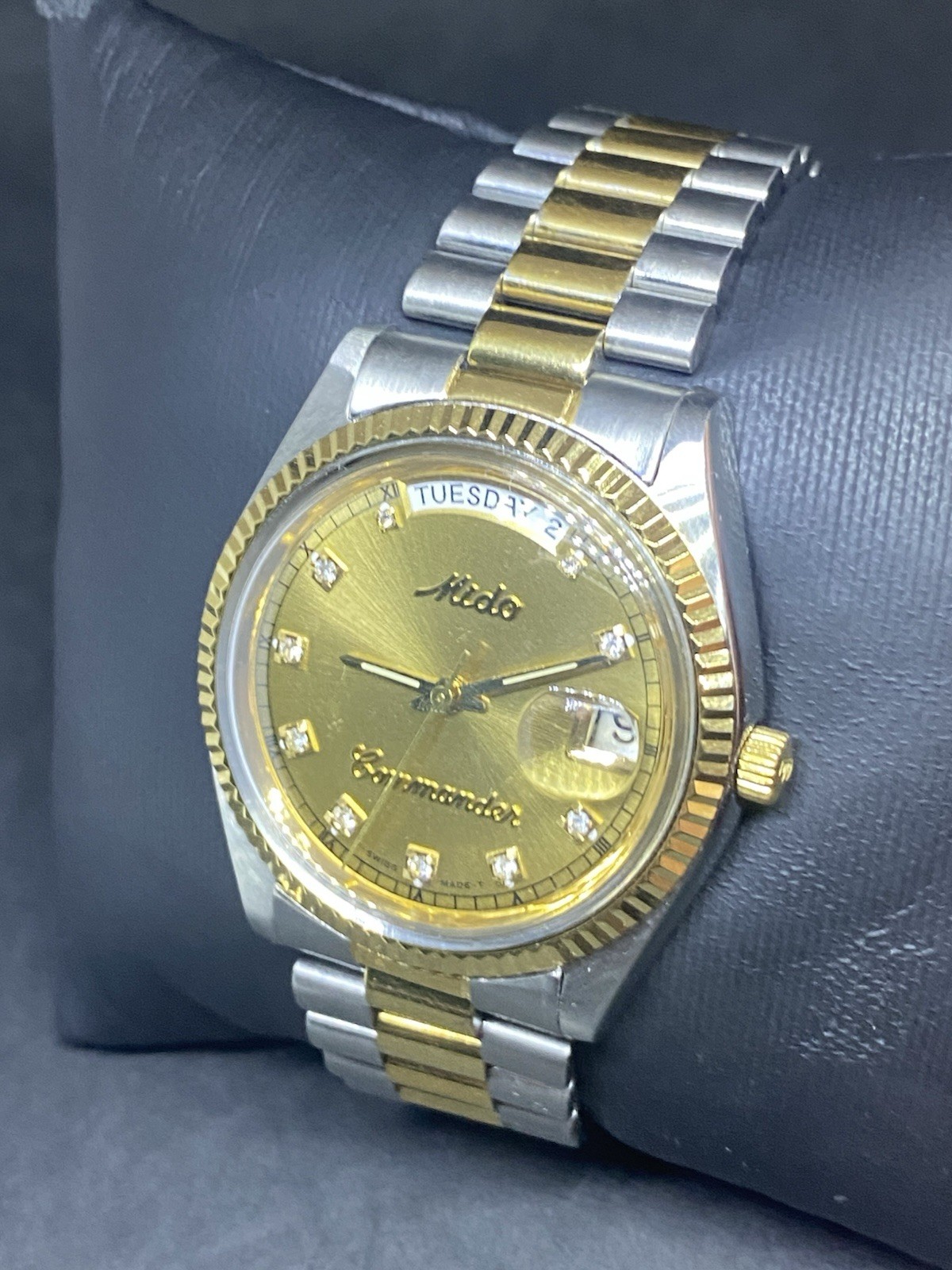 Mido Commander Automatic Day/Date Watch Serviced - image 3