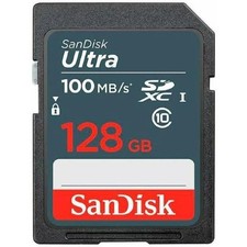 Sandisk 128GB Ultra SD Card 100MB/s SDSDUNR-128G-GN3IN Cannon Nikon  More